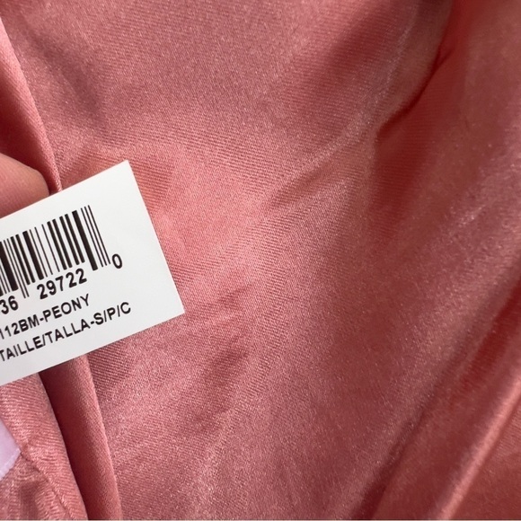 BCBGMaxAzria  Peony Dusty Rose Pink Double Breasted Winter Overcoat Pea Coat S - Picture 11 of 12